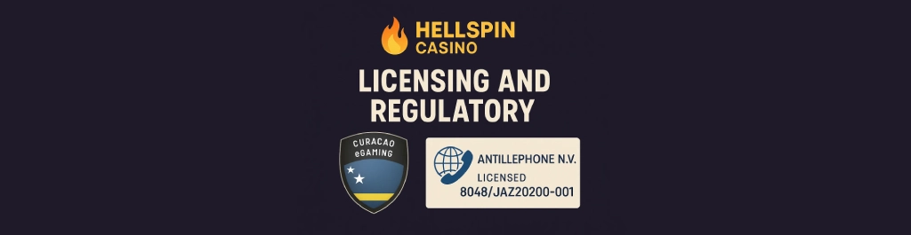 hellspin casino licensing and regulatory